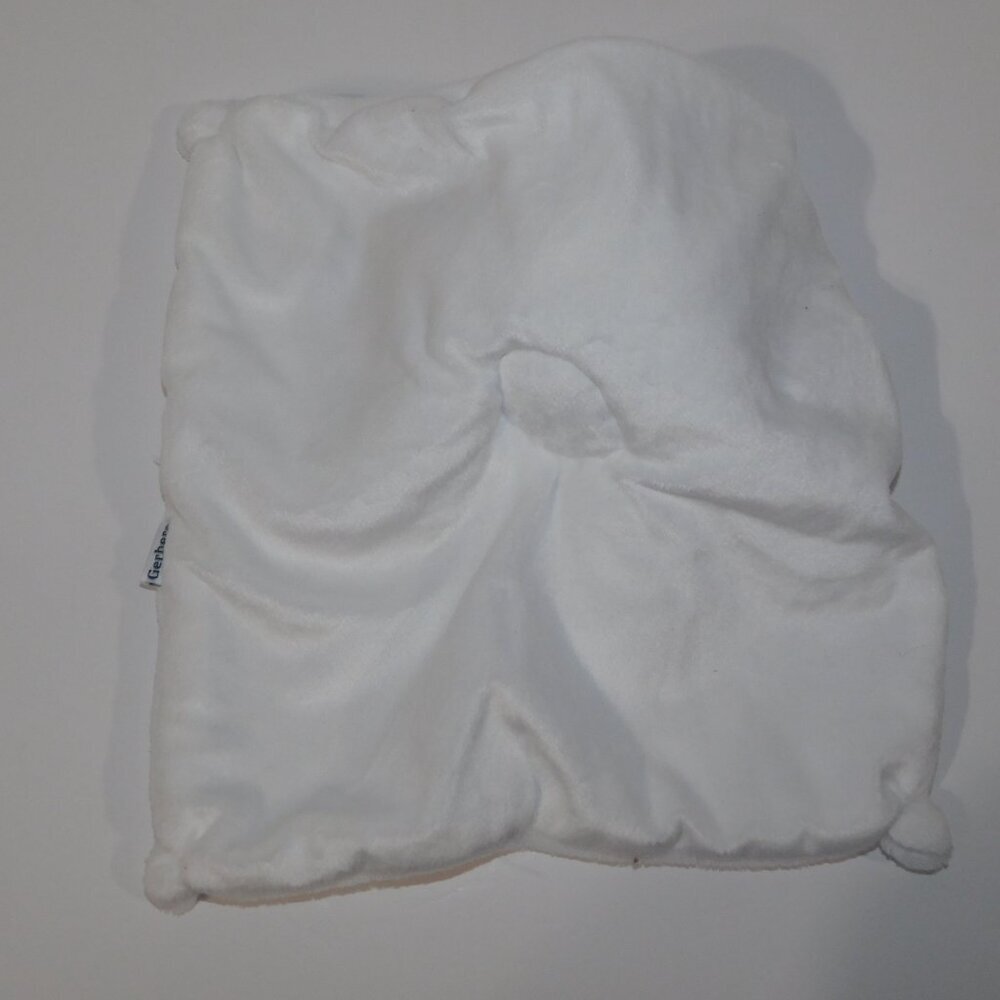 Gerber White Lamb Sheep Plush Security Blanket Baby Lovey Nunu Soother Comforter - Picture 5 of 6
